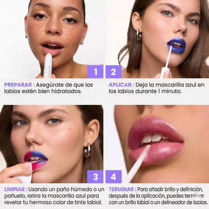 Wonderskin Lip Stain: Color Intenso Todo el Día Sin Retoques 3 OPCIONES DE COLORES