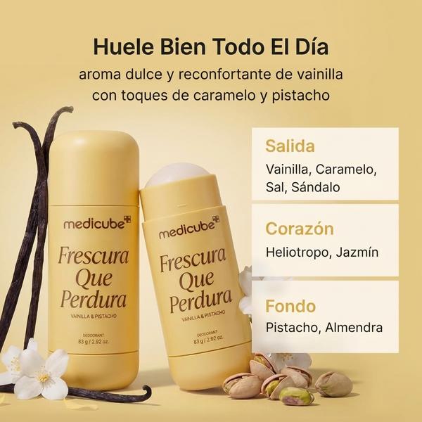 Desodorante Medicube Ácido Kójico 83g — Atenúa Manchas en Axilas y Protege Todo el Día sin Manchar Ropa