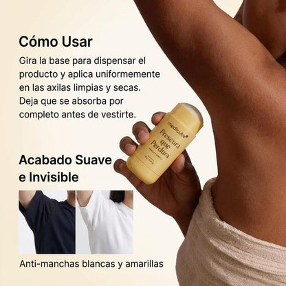 Desodorante Medicube Ácido Kójico 83g — Atenúa Manchas en Axilas y Protege Todo el Día sin Manchar Ropa