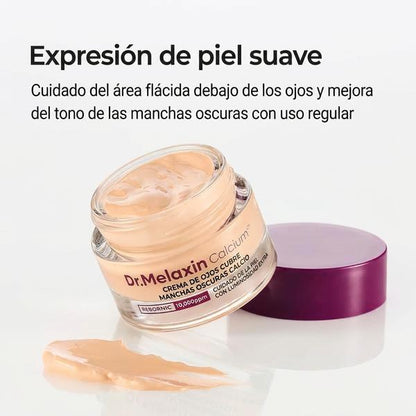 Crema Contorno Ojos Dr.Melaxin con Calcio Ionizado — Reduce Ojeras y Bolsas + Mejora Firmeza (15g)