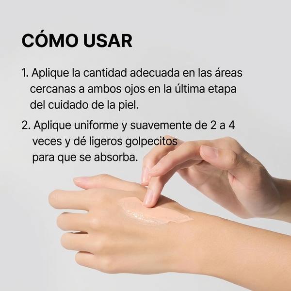 Crema Contorno Ojos Dr.Melaxin con Calcio Ionizado — Reduce Ojeras y Bolsas + Mejora Firmeza (15g)