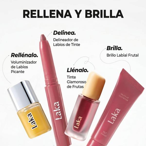 Gloss Voluminizador Labial Capsaicina 4ml — Efecto Relleno Intenso Sin Agujas con Brillo Cristalino