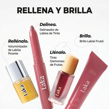 Gloss Voluminizador Labial Capsaicina 4ml — Efecto Relleno Intenso Sin Agujas con Brillo Cristalino