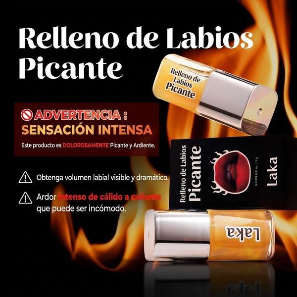Gloss Voluminizador Labial Capsaicina 4ml — Efecto Relleno Intenso Sin Agujas con Brillo Cristalino