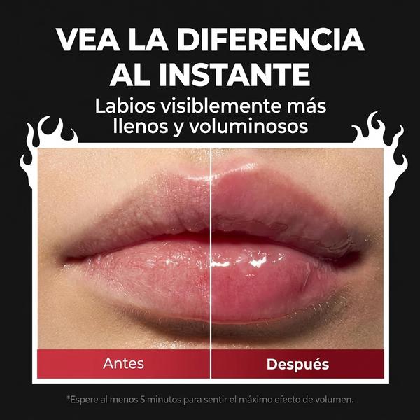 Gloss Voluminizador Labial Capsaicina 4ml — Efecto Relleno Intenso Sin Agujas con Brillo Cristalino