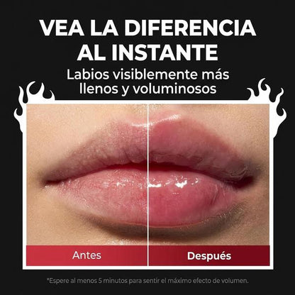 Gloss Voluminizador Labial Capsaicina 4ml — Efecto Relleno Intenso Sin Agujas con Brillo Cristalino