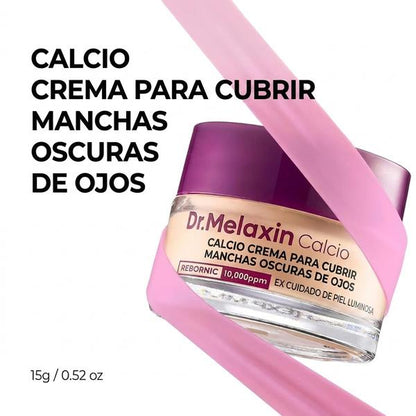 Crema Contorno Ojos Dr.Melaxin con Calcio Ionizado — Reduce Ojeras y Bolsas + Mejora Firmeza (15g)